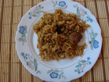 Тарелочка с пловом