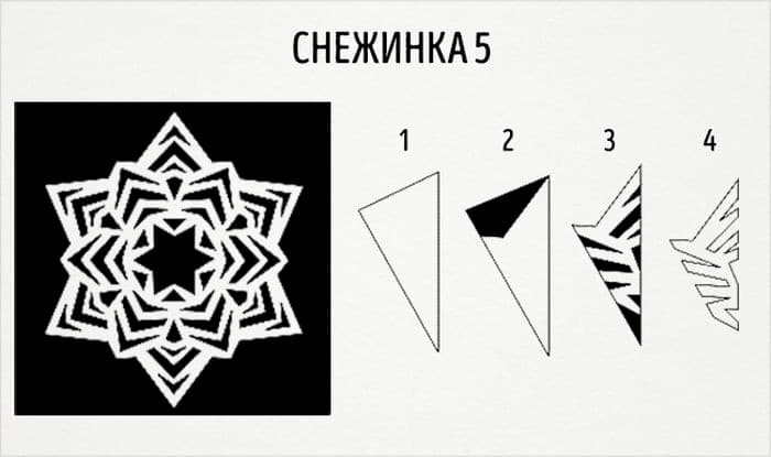 Снежинка №5