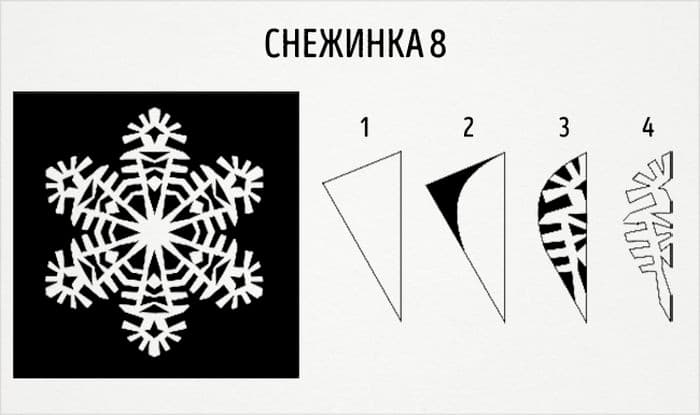 Снежинка №8