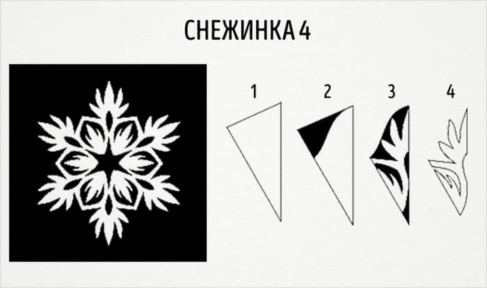 Снежинка №4