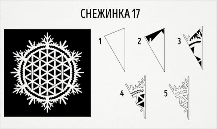 Снежинка №17